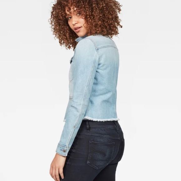 G-star, The D-Staq Deconstructed Ripped Denim Jacket, S - Picture 4 of 5